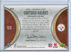 Santonio Holmes 2007 Artifacts, Photo Shoot Flashback Fabrics #PSF-SH (#135/350) (CQ)