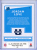 Jordan Love 2020 Chronicles Draft Picks, Donruss #7 Press Proof Blue (CQ)