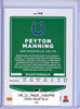 Peyton Manning 2021 Donruss #148 Variations Press Proof Blue (CQ)