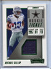 Michael Gallup 2018 Contenders, Rookie Ticket Swatches #RTS-26