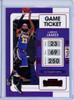 LeBron James 2021-22 Contenders #62 Game Ticket Red (CQ)