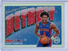 Ausar Thompson 2023-24 Hoops, Rookie Greetings #13 Winter Holo (CQ)