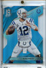 Andrew Luck 2015 Spectra #8 Neon Blue Die Cuts (#06/35) White Jersey