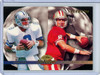 Troy Aikman, Steve Young 1996 Fleer #194 Pro Football Previews (CQ)