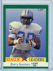 Barry Sanders 1991 Fleer #415 League Leaders (CQ)