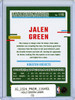 Jalen Green 2023-24 Donruss #116 Holo Green Laser (CQ)