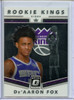 De'Aaron Fox 2017-18 Donruss Optic, Rookie Kings #5