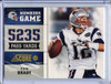 Tom Brady 2012 Score, Numbers Game #NG-10
