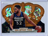 Karl-Anthony Towns 2017-18 Crown Royale #168 Crystal (#11/99)