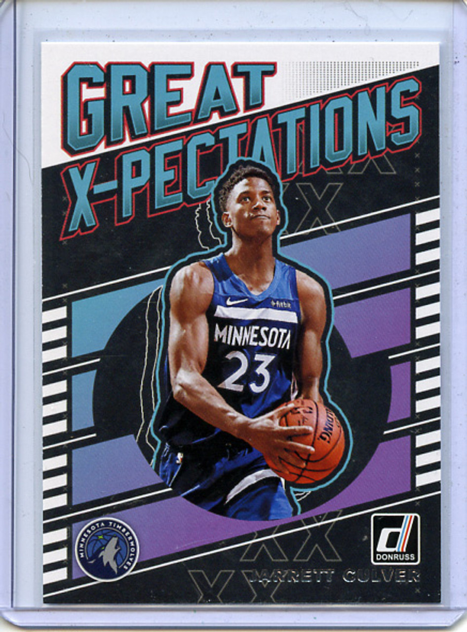 Jarrett Culver 2019-20 Donruss, Great X-Pectations #11