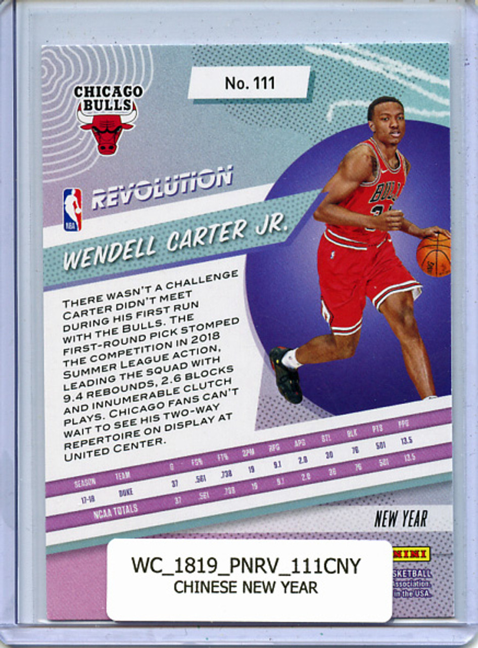 Wendell Carter Jr. 2018-19 Revolution #111 Chinese New Year