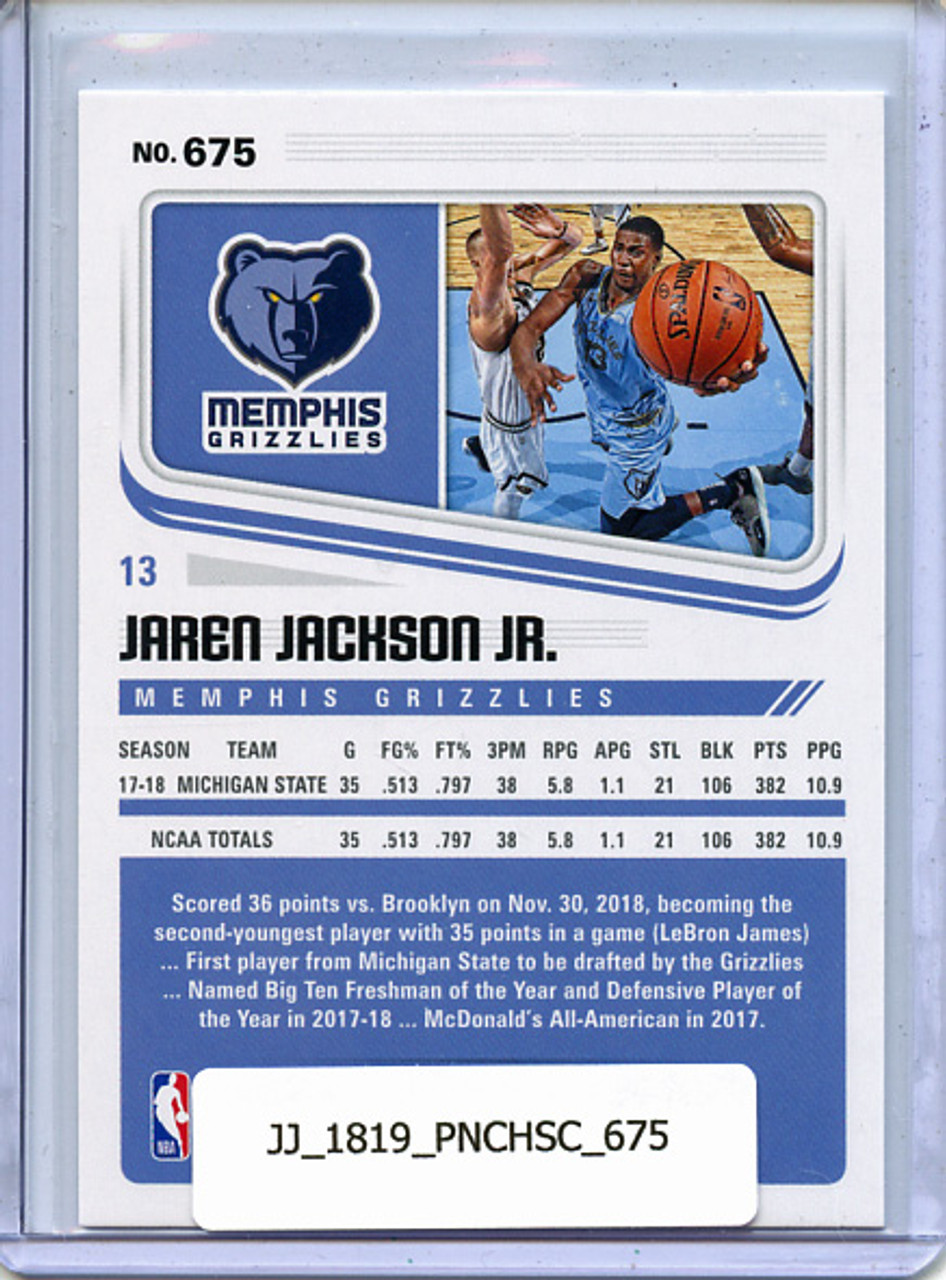 Jaren Jackson Jr. 2018-19 Chronicles, Score #675