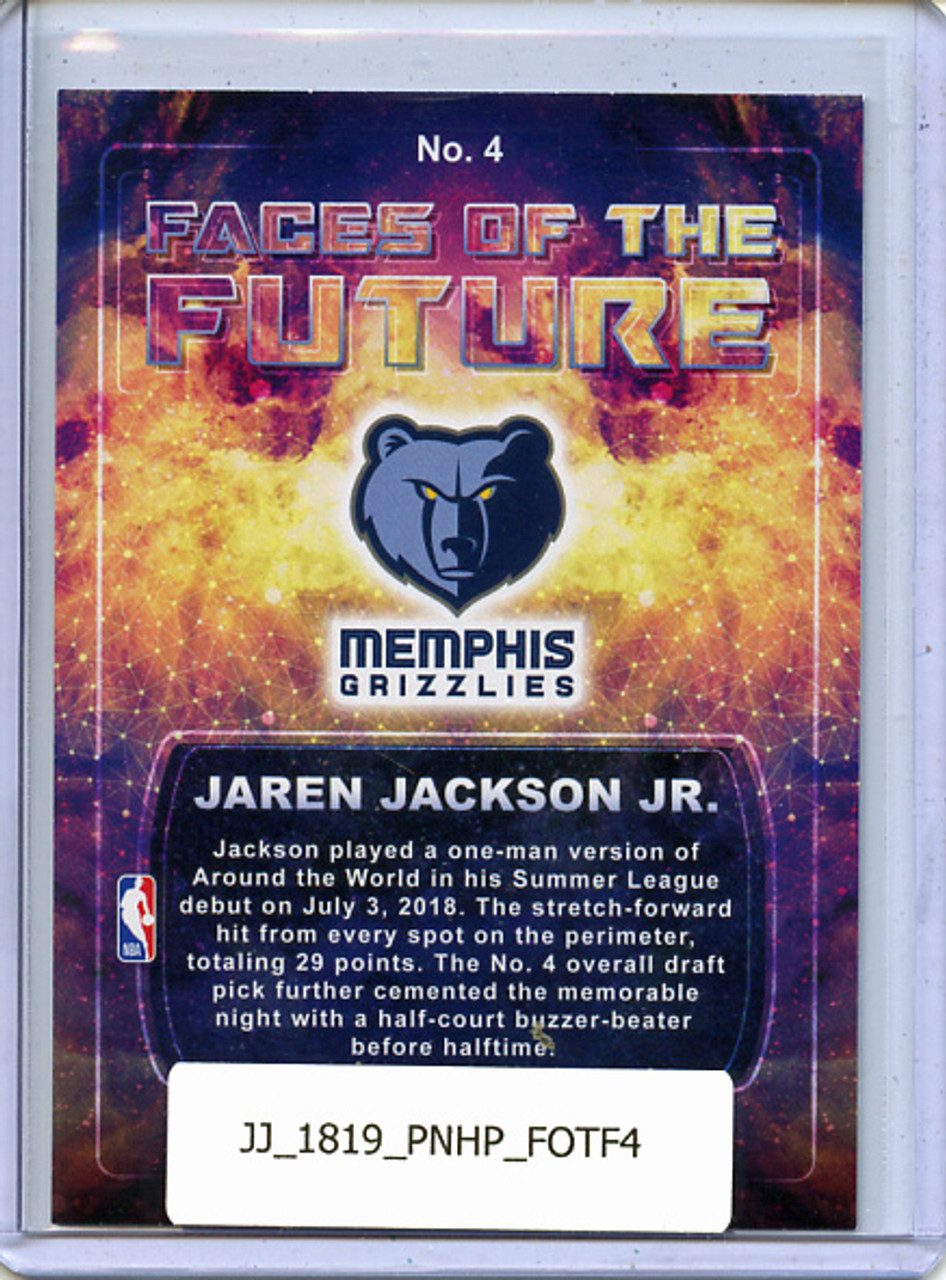 Jaren Jackson Jr. 2018-19 Hoops, Faces of the Future #4