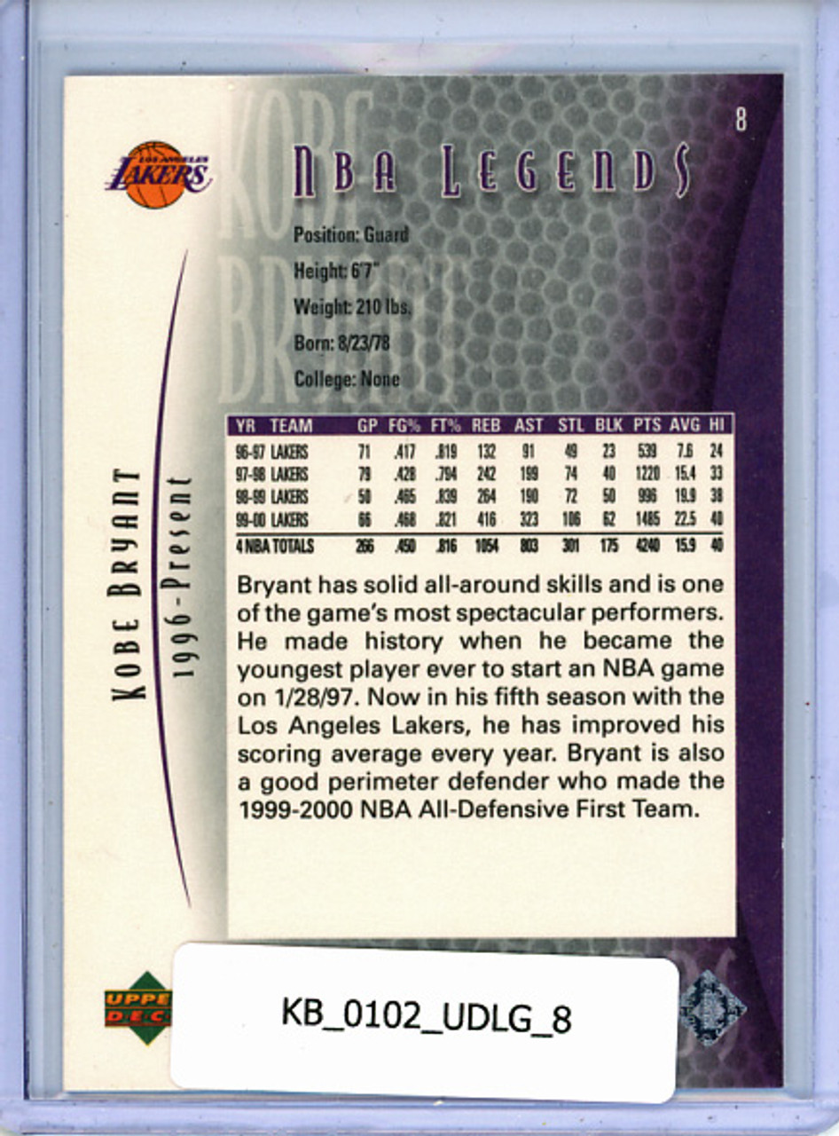 Kobe Bryant 2001-02 Legends #8