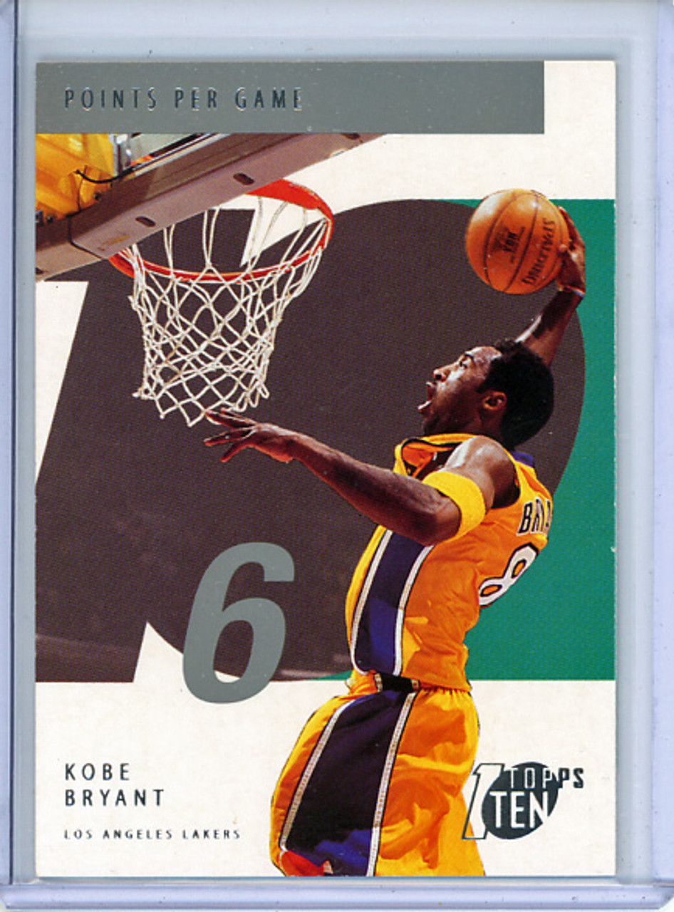 Kobe Bryant 2002-03 Topps Ten #6