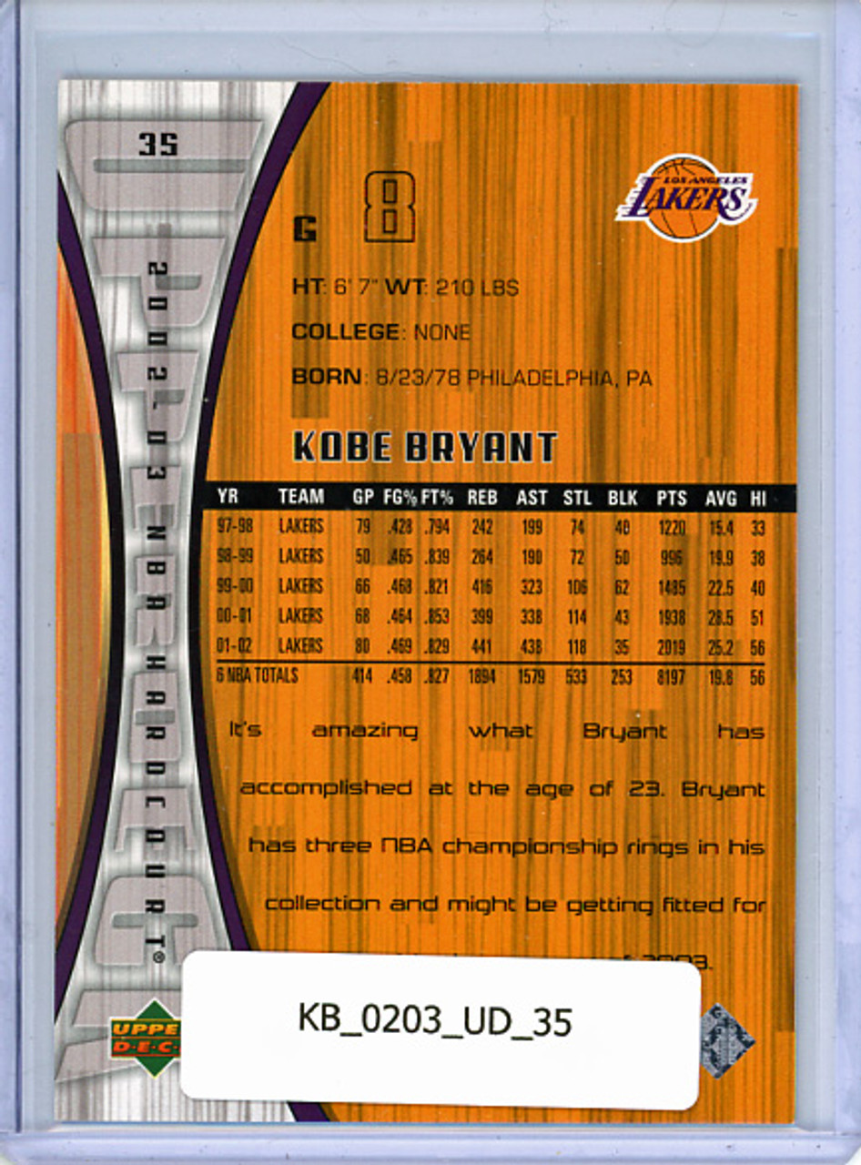 Kobe Bryant 2002-03 Hardcourt #35