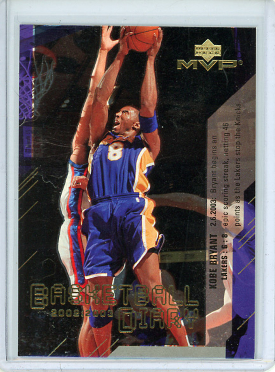 Kobe Bryant 2003-04 MVP, Basketball Diary #BD8