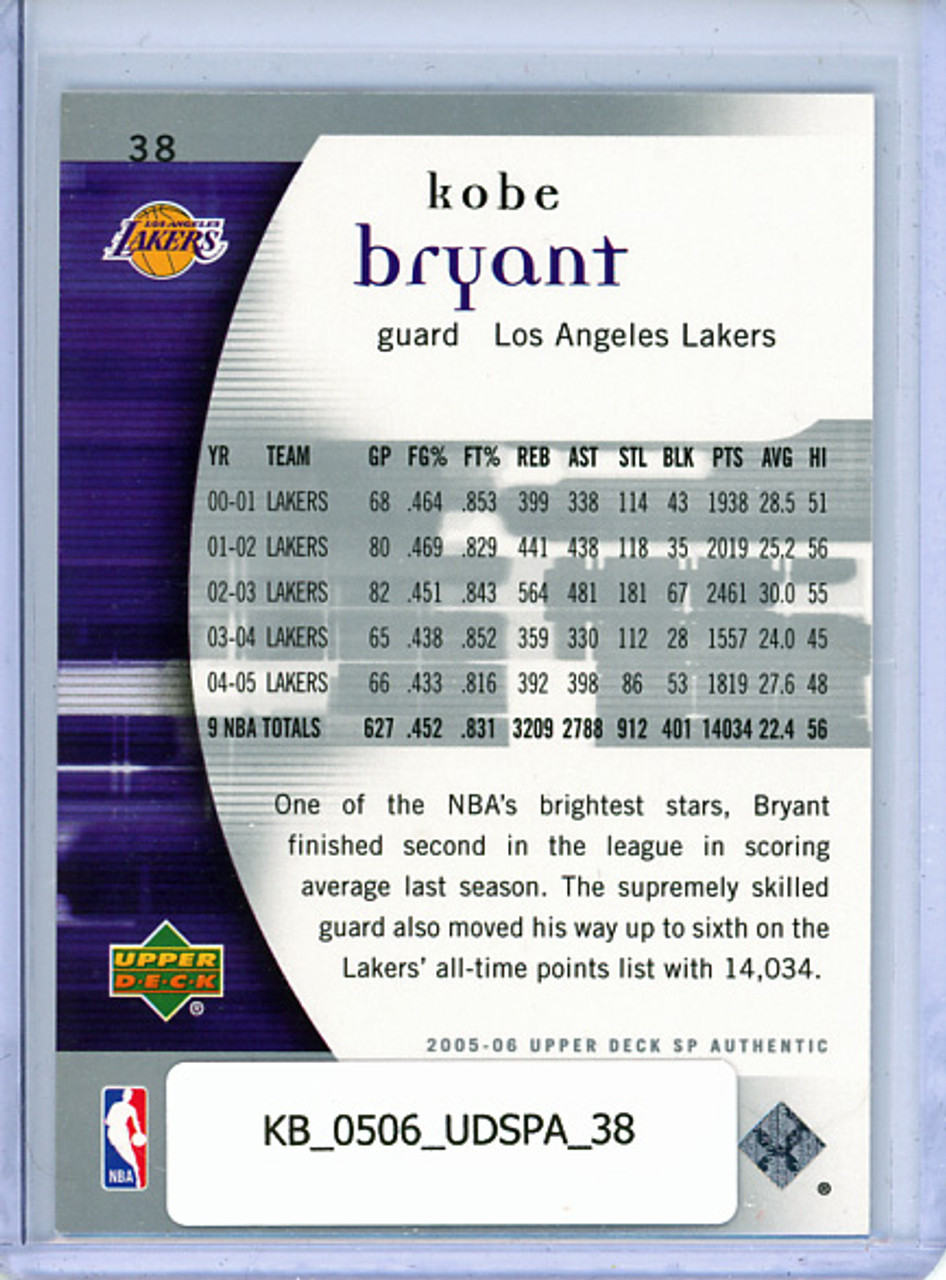 Kobe Bryant 2005-06 SP Authentic #38