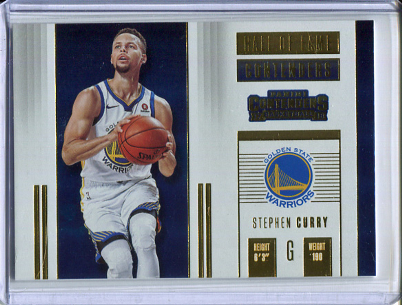 Stephen Curry 2017-18 Contenders, Hall of Fame Contenders #7