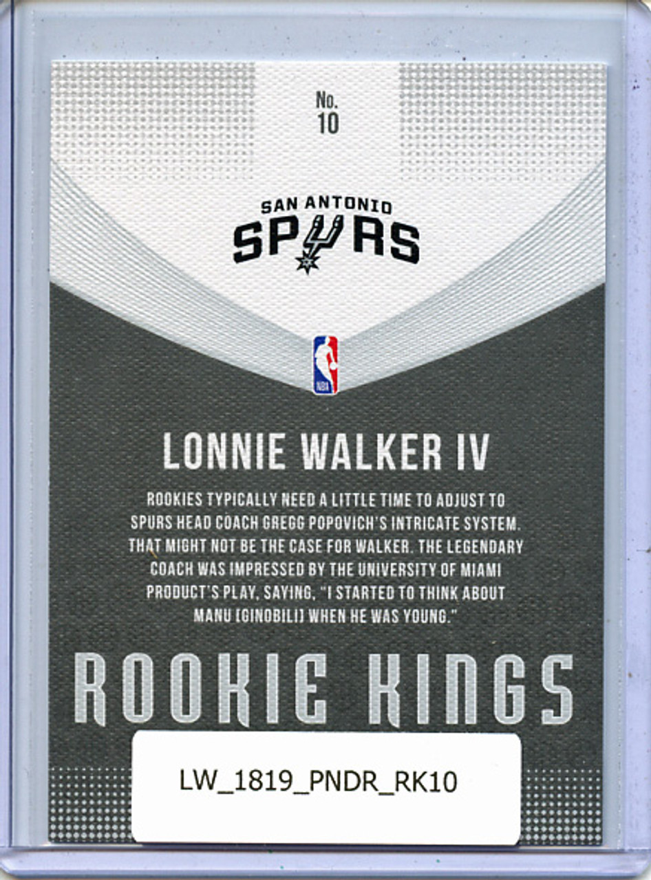 Lonnie Walker IV 2018-19 Donruss, Rookie Kings #10