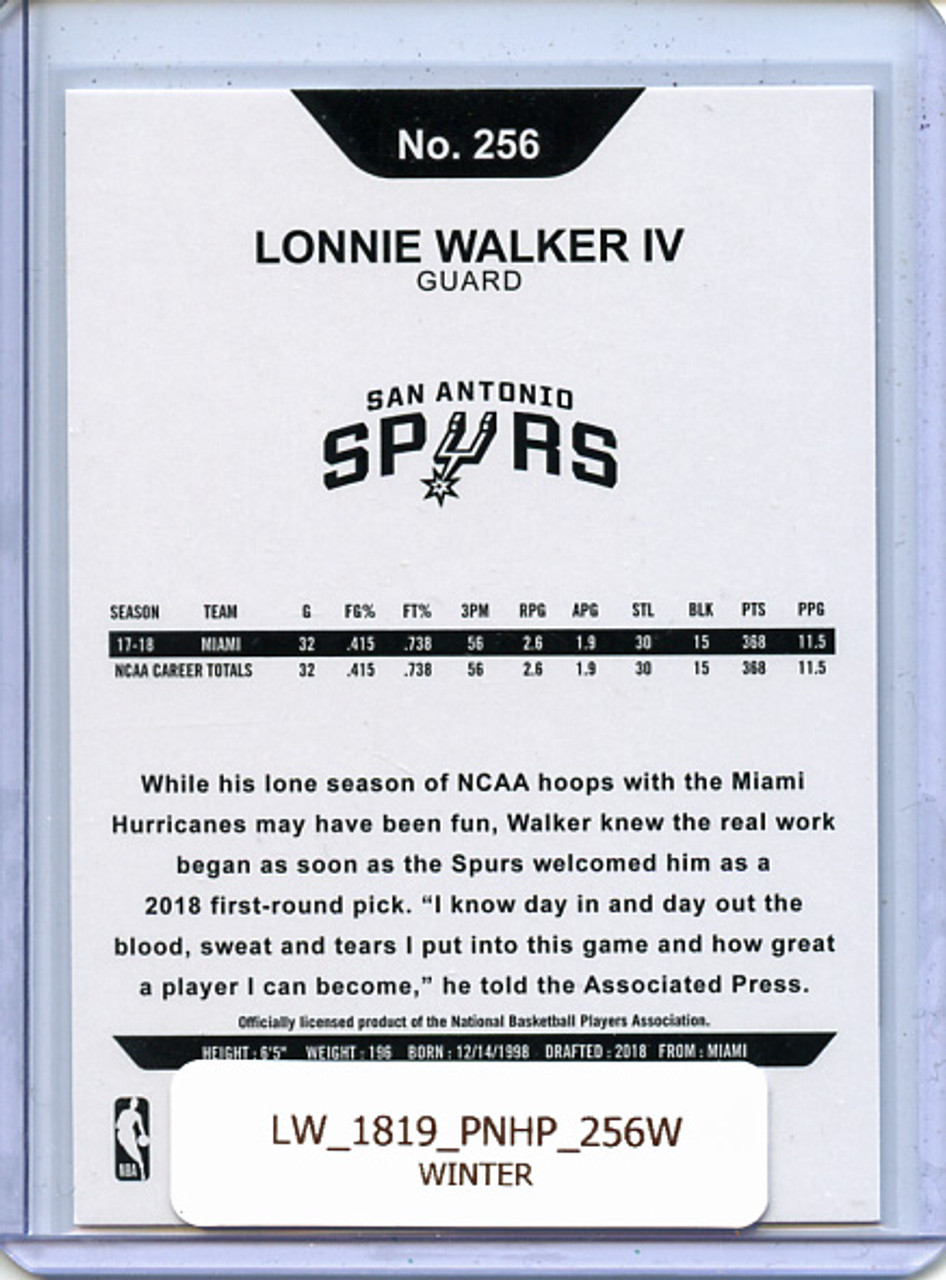 Lonnie Walker IV 2018-19 Hoops #256 Winter