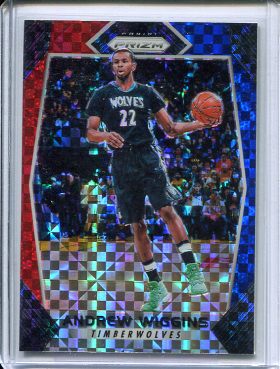 Andrew Wiggins 2017-18 Prizm #81 Red White and Blue