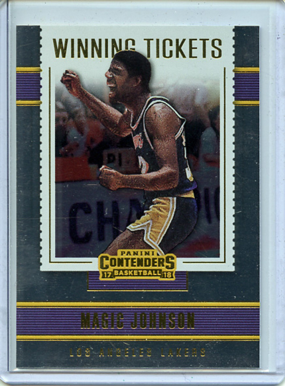 Magic Johnson 2017-18 Contenders, Winning Tickets #32