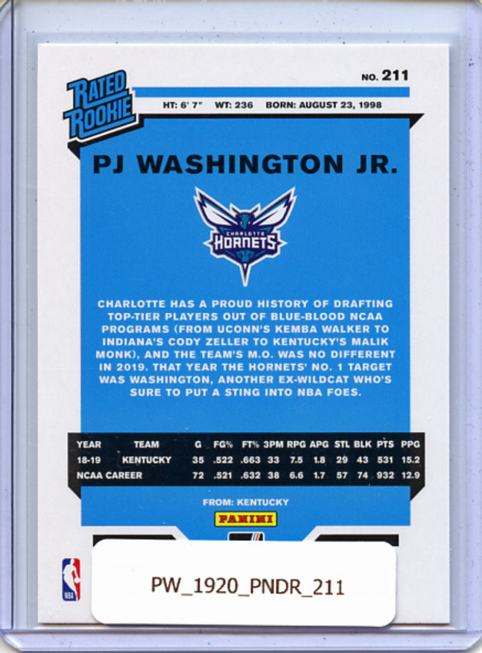 PJ Washington Jr. 2019-20 Donruss #211