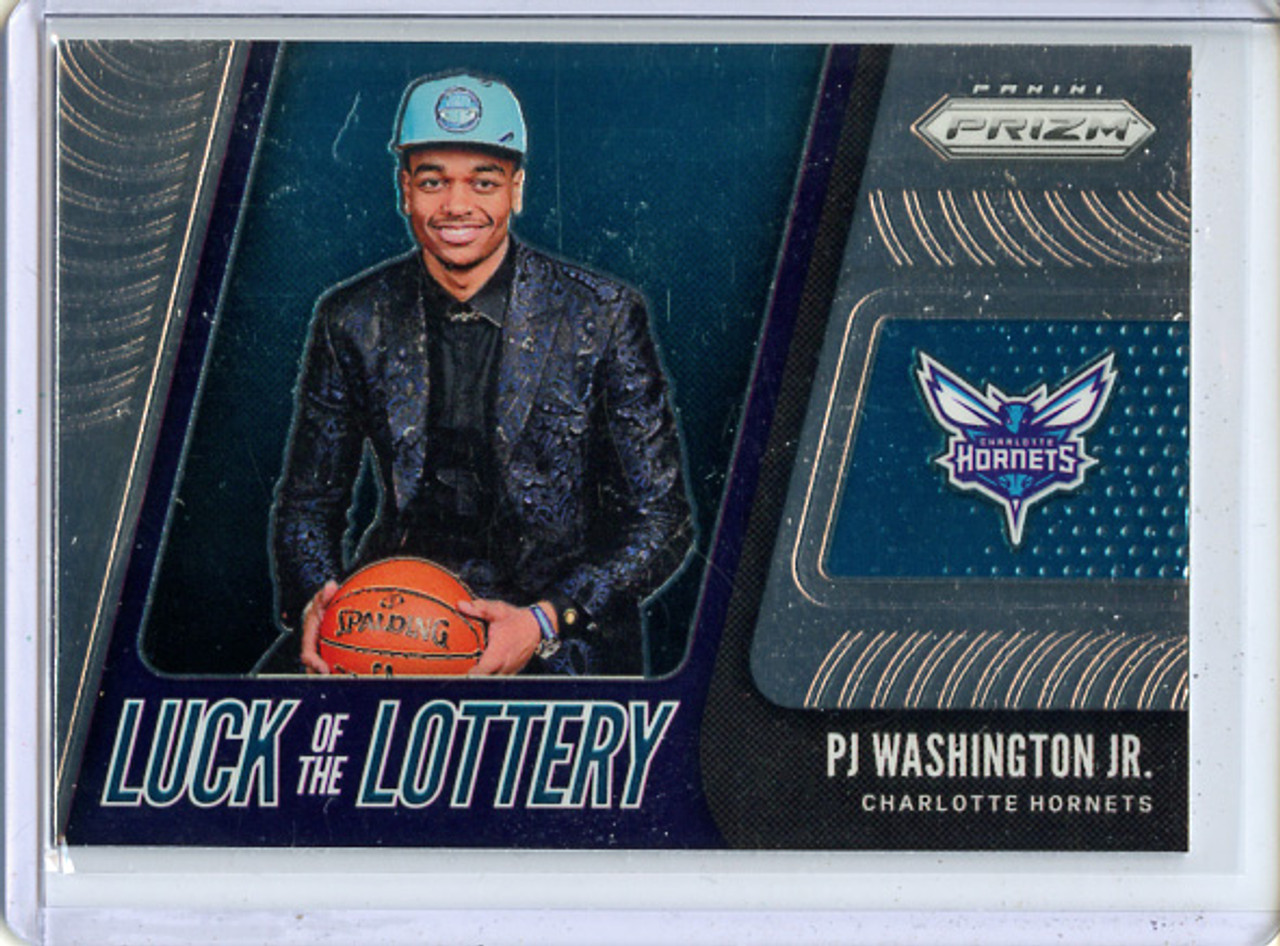 PJ Washington Jr. 2019-20 Prizm, Luck of the Lottery #12