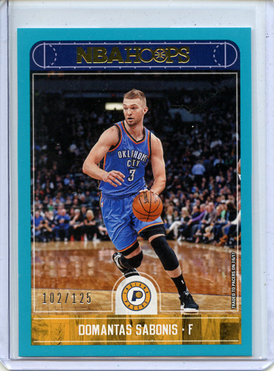 Domantas Sabonis 2017-18 Hoops #212 Teal (#102/125)