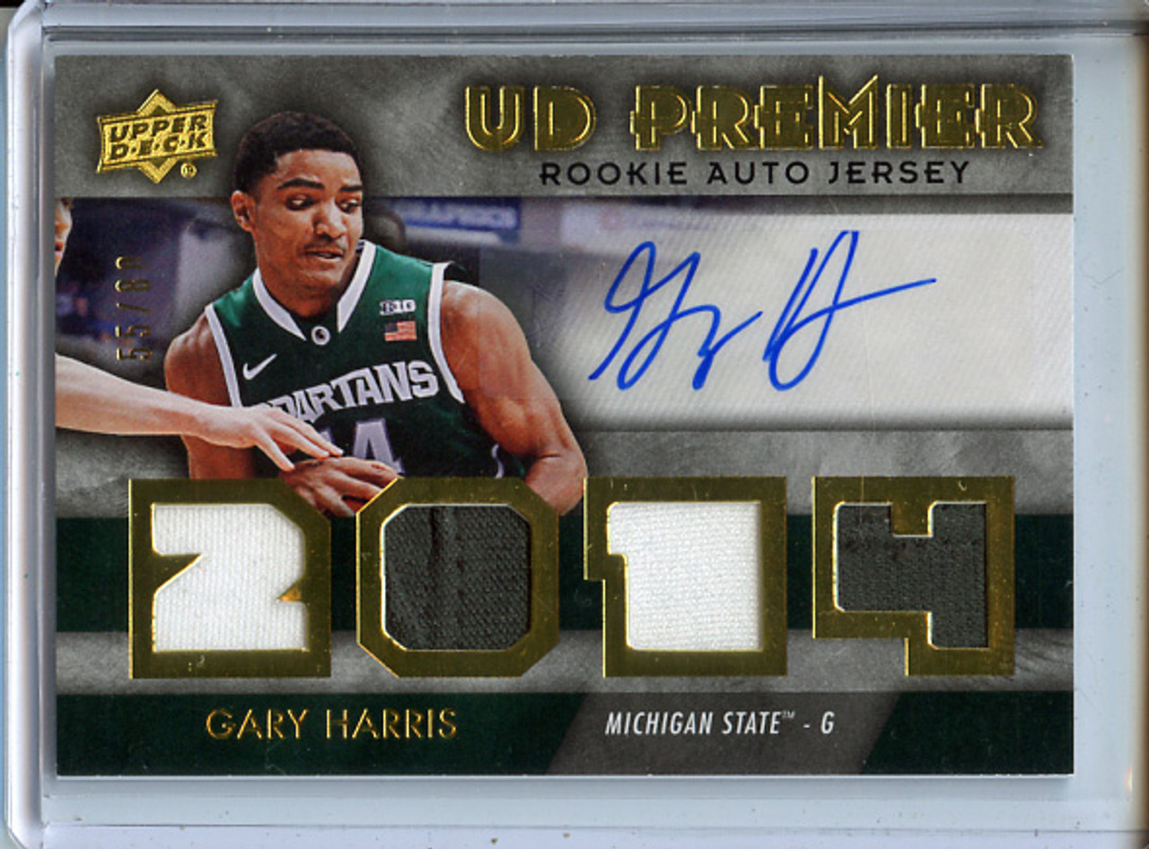 Gary Harris 2014-15 SPx, UD Premier Jersey Autographs #14 (#55/80)