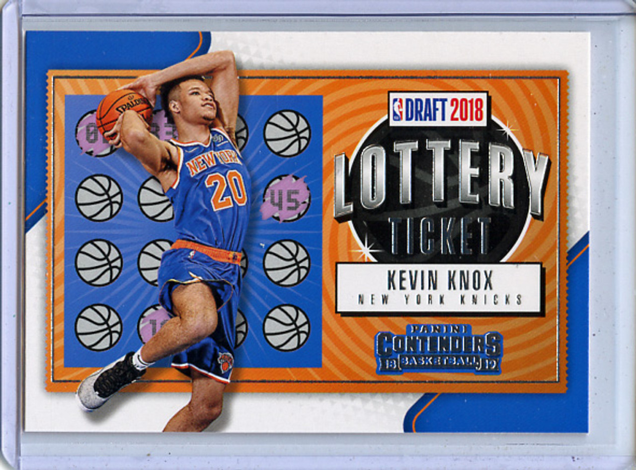 Kevin Knox 2018-19 Contenders, Lottery Ticket #9 Retail
