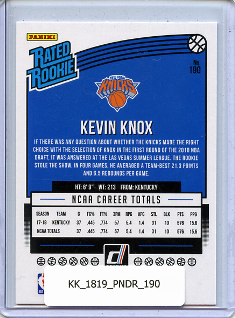 Kevin Knox 2018-19 Donruss #190