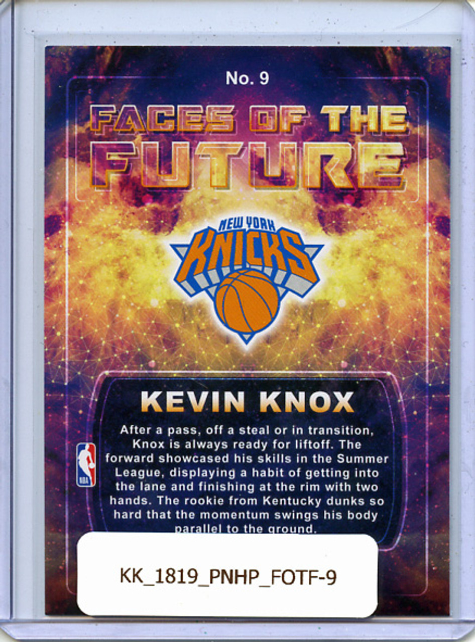 Kevin Knox 2018-19 Hoops, Faces of the Future #9