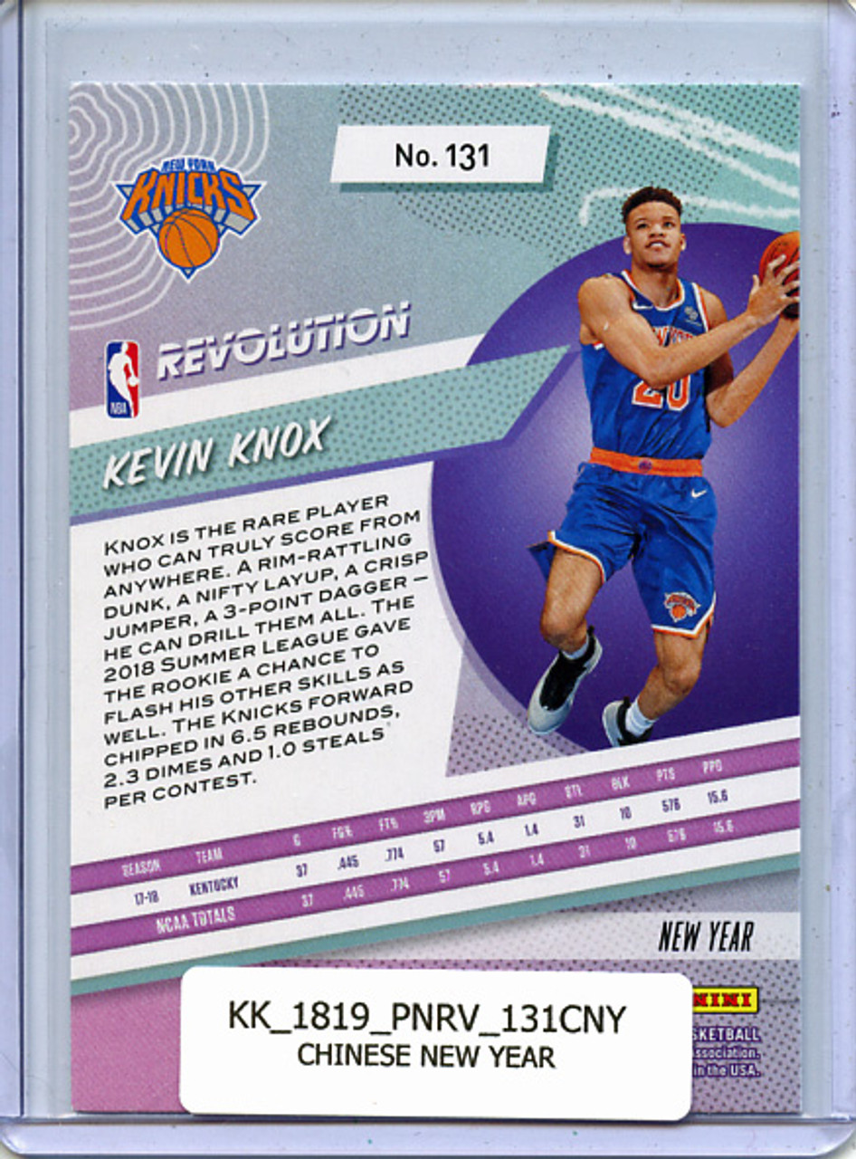 Kevin Knox 2018-19 Revolution #131 Chinese New Year
