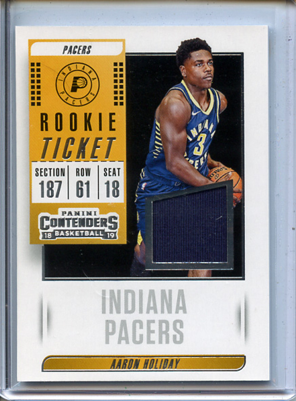 Aaron Holiday 2018-19 Contenders, Rookie Ticket Swatches #RT-AHD