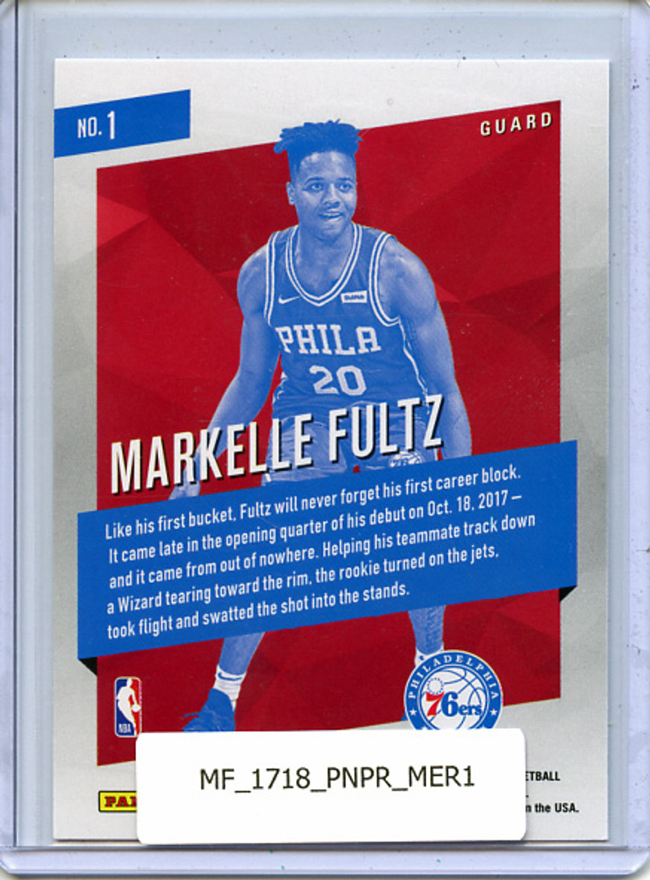 Markelle Fultz 2017-18 Prestige, Micro Etch Rookies #1