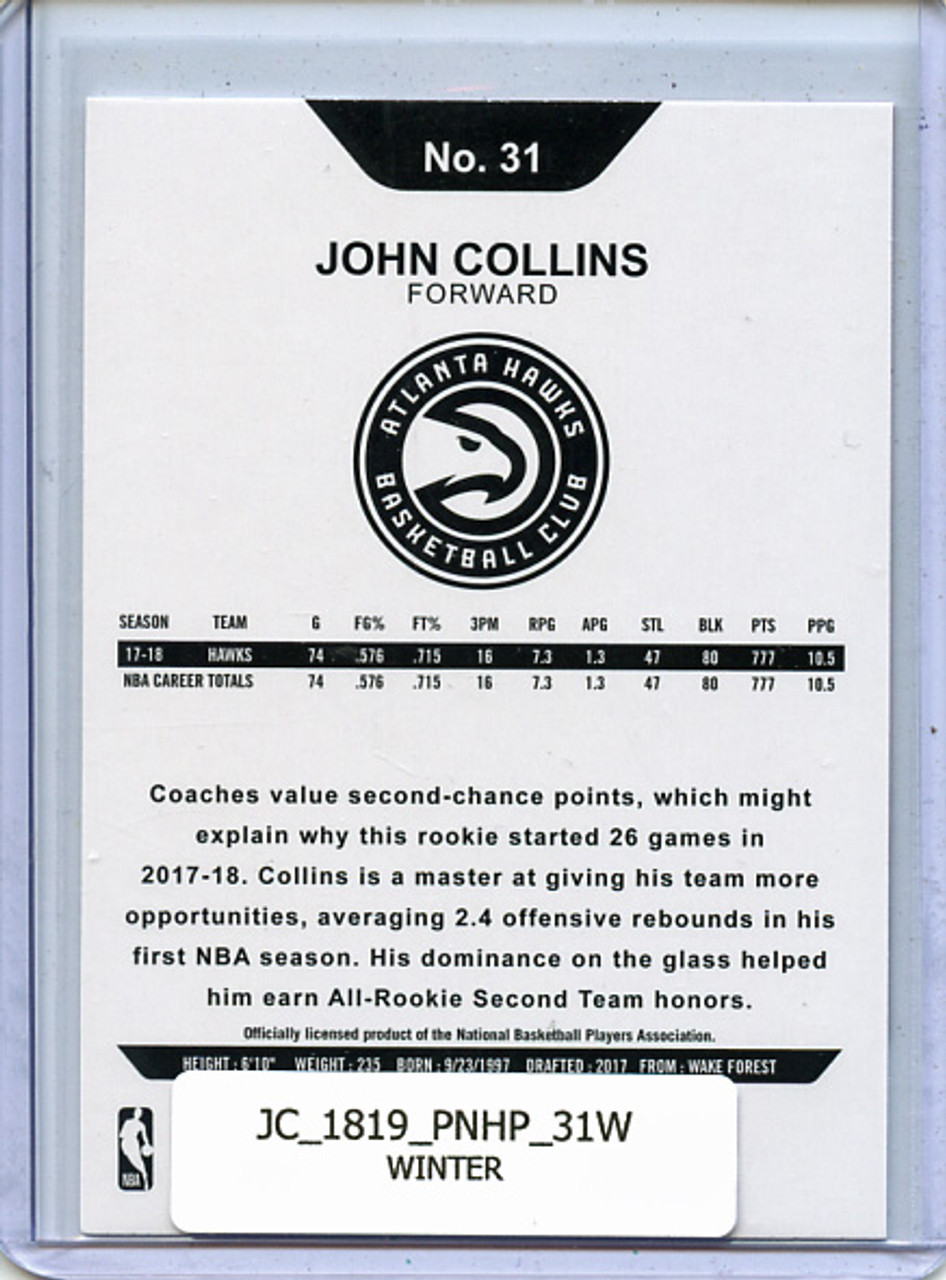 John Collins 2018-19 Hoops #31 Winter