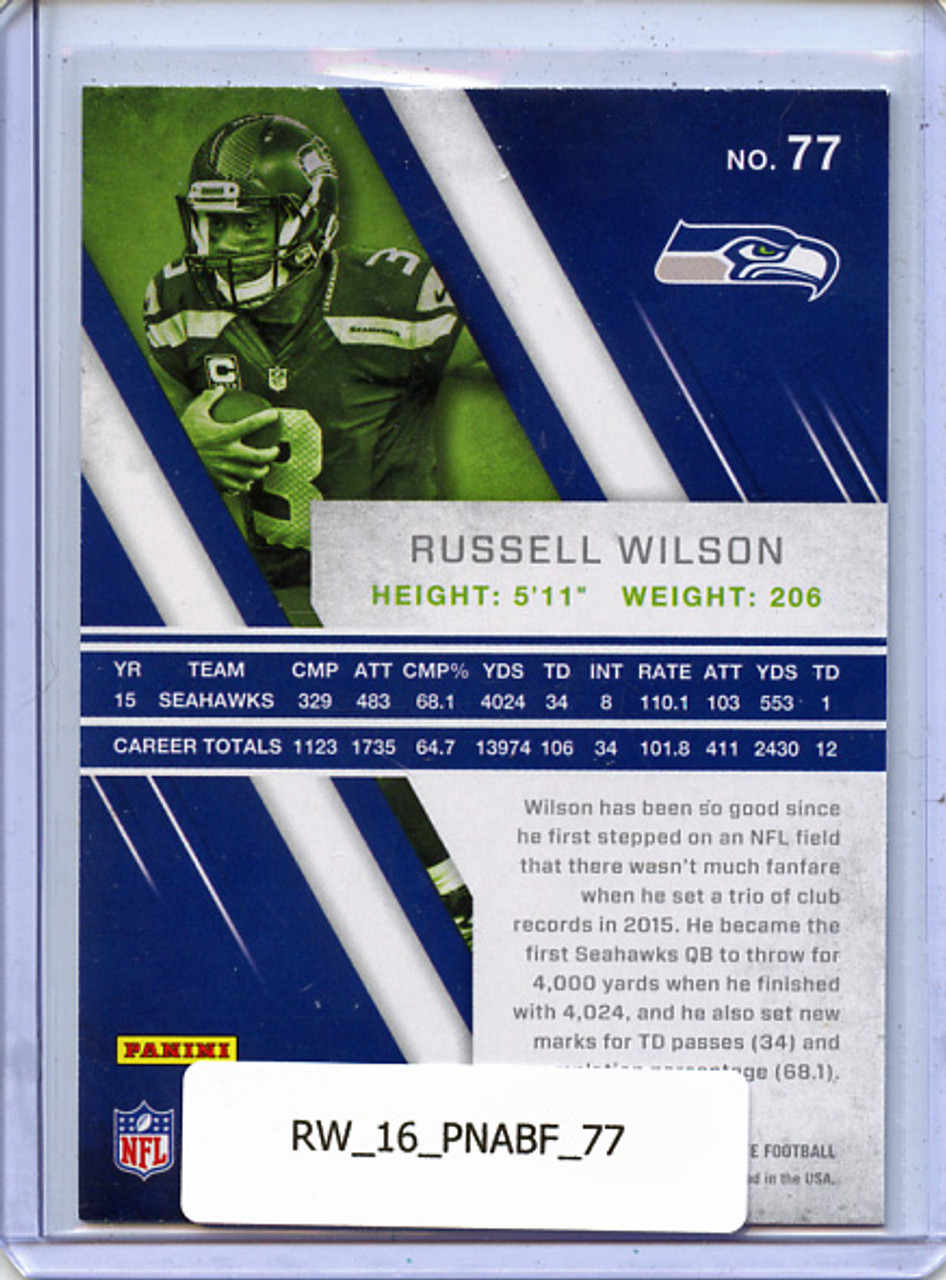Russell Wilson 2016 Absolute #77