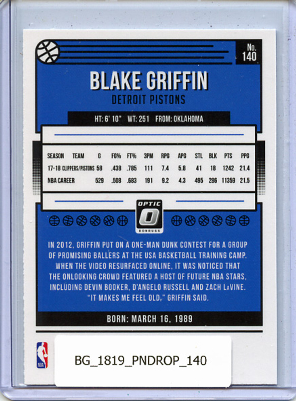 Blake Griffin 2018-19 Donruss Optic #140