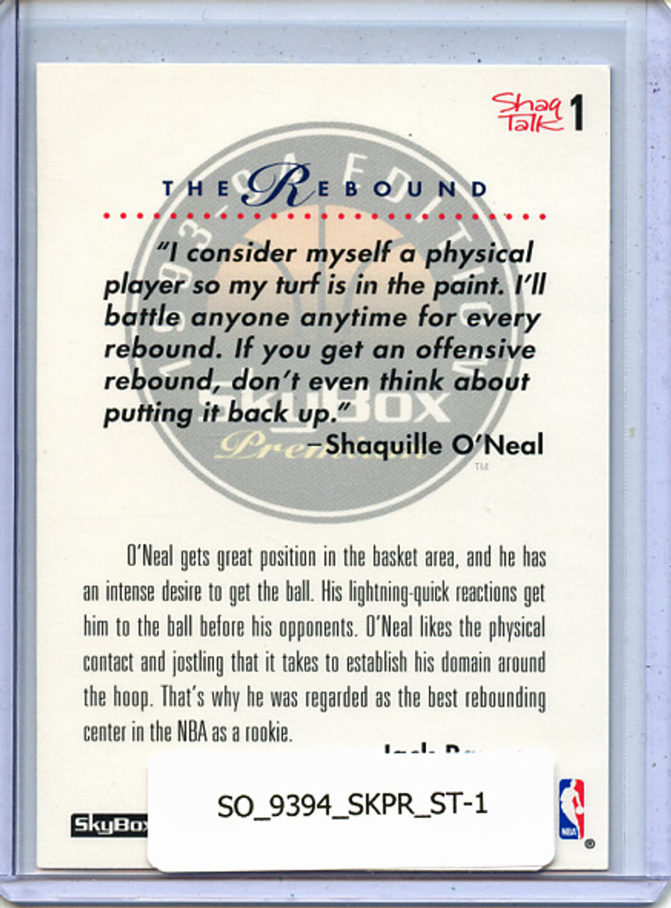 Shaquille O'Neal 1993-94 Skybox Premium, Shaq Talk #1