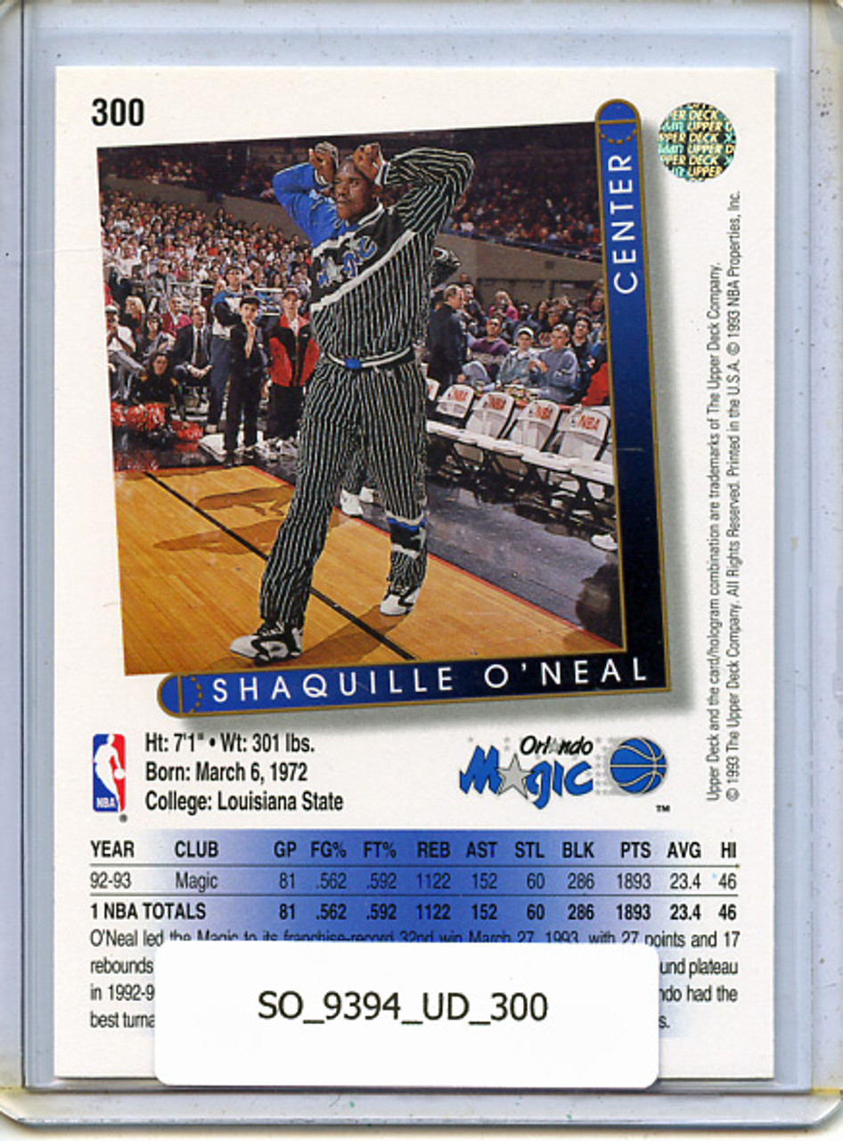Shaquille O'Neal 1993-94 Upper Deck #300