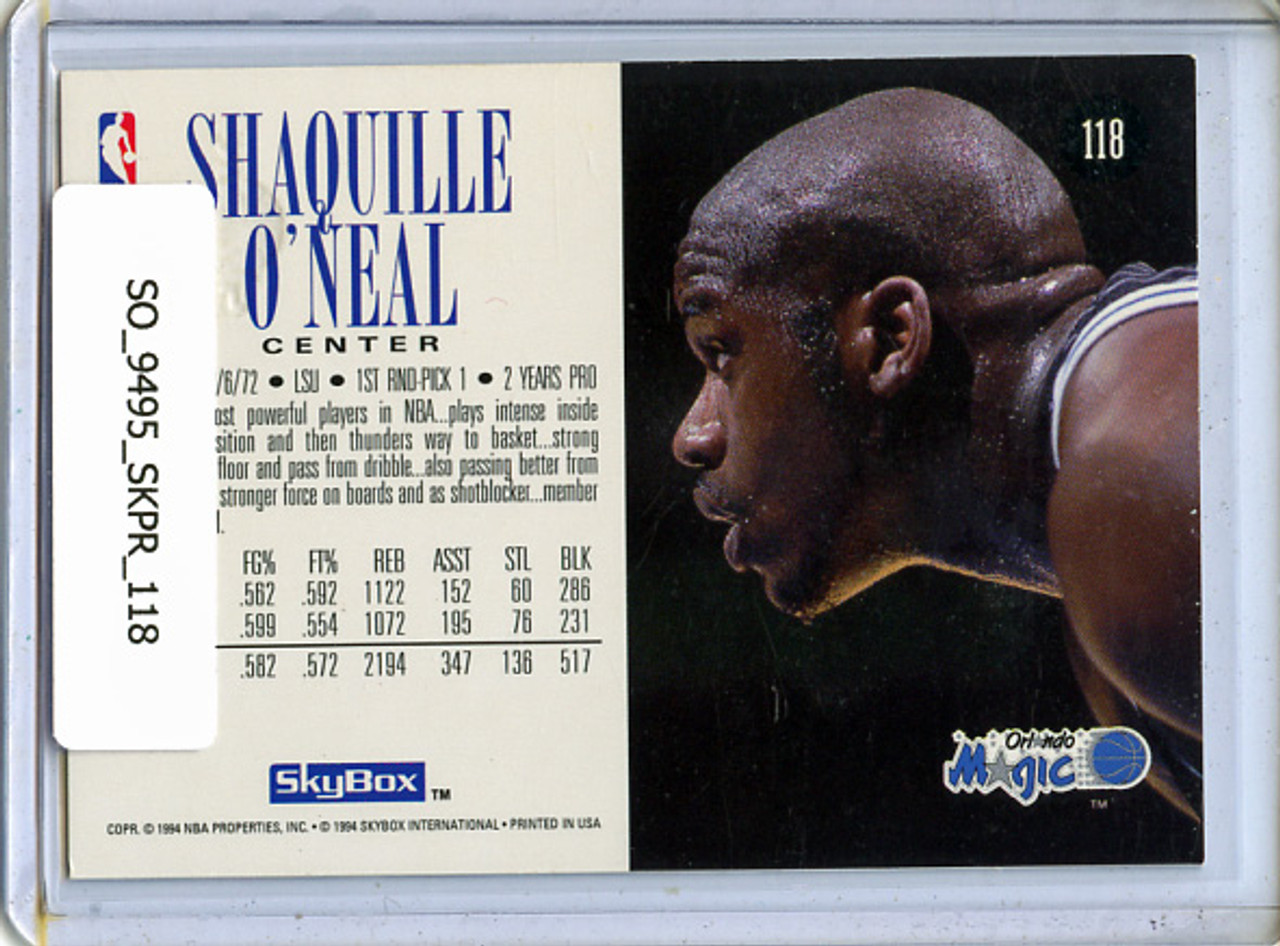 Shaquille O'Neal 1994-95 Skybox Premium #118