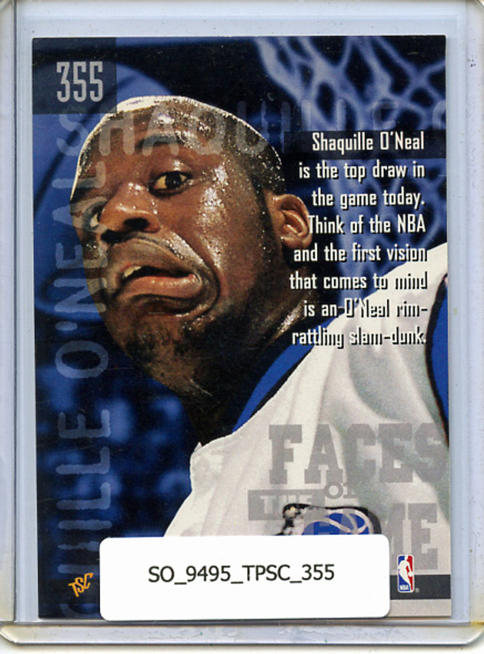 Shaquille O'Neal 1994-95 Stadium Club #355 Faces of the Game