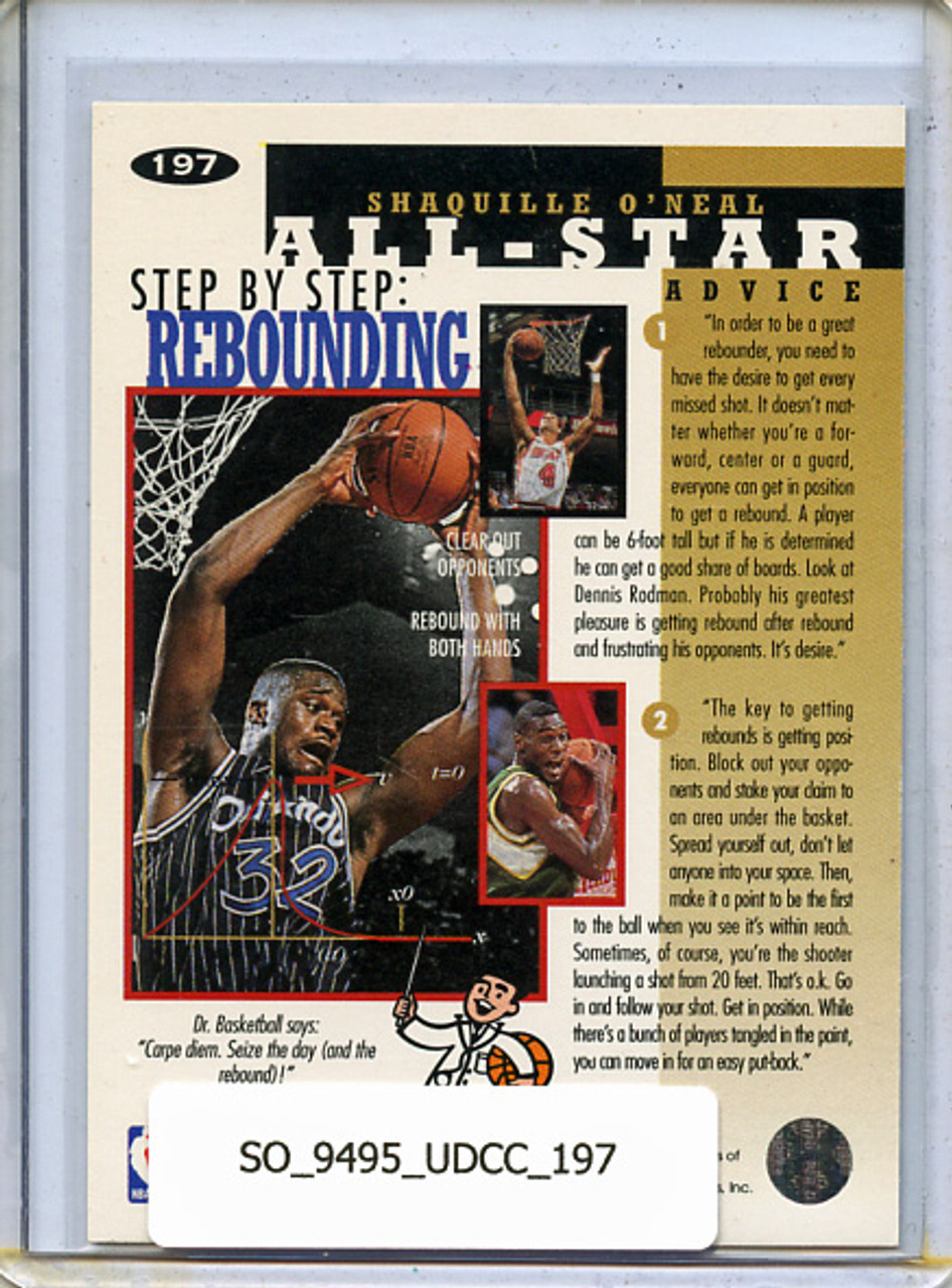 Shaquille O'Neal 1994-95 Collector's Choice #197 All-Star Advice