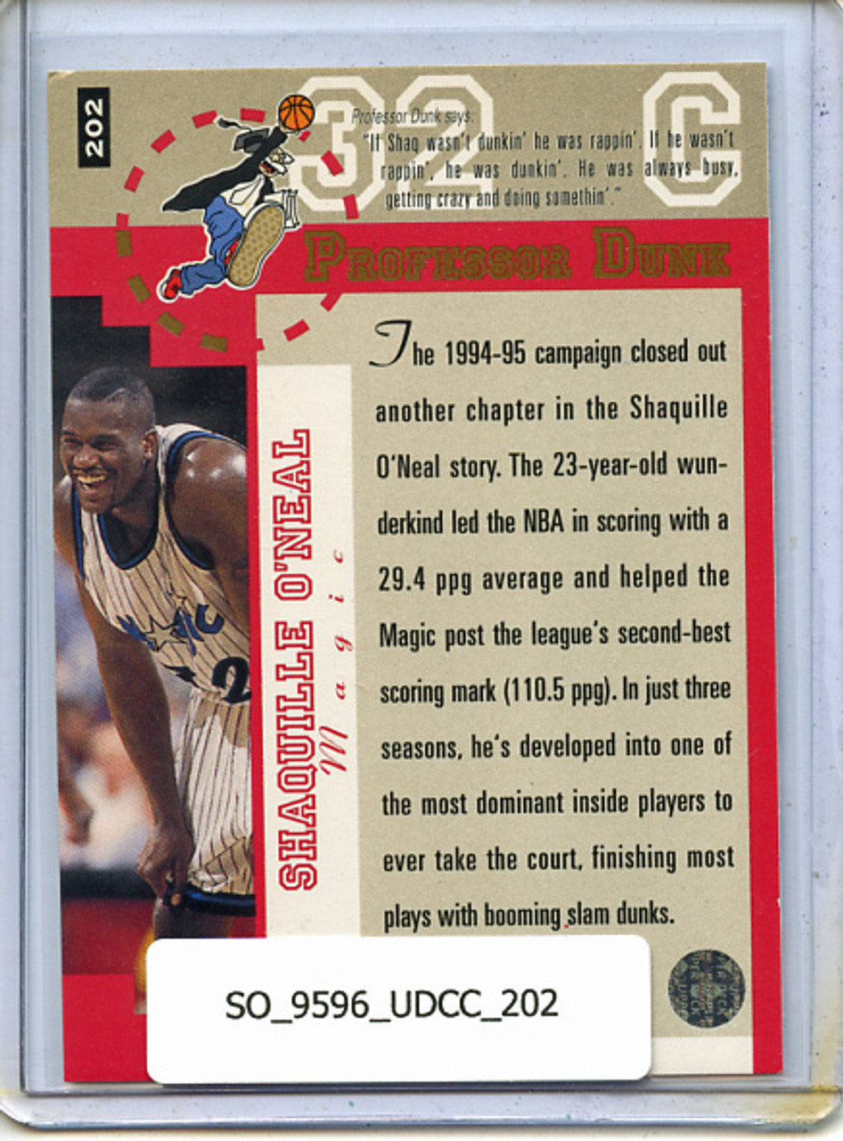 Shaquille O'Neal 1995-96 Collector's Choice #202 Professor Dunk