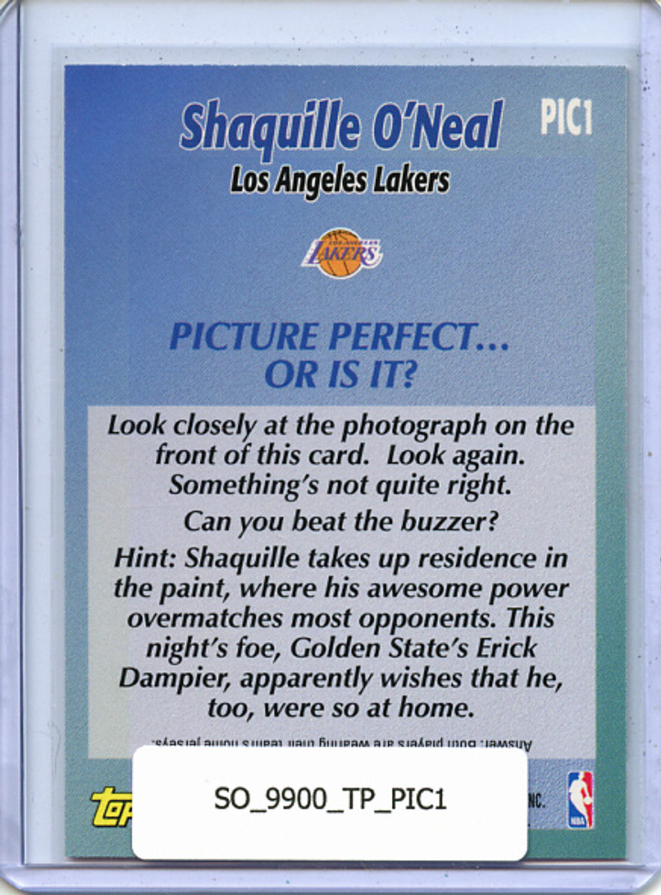 Shaquille O'Neal 1999-00 Topps, Picture Perfect #PIC1