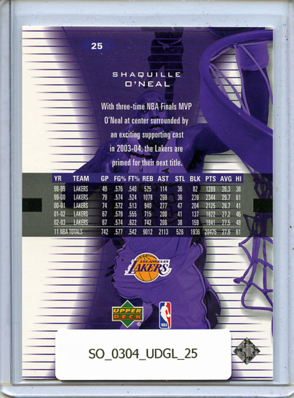 Shaquille O'Neal 2003-04 Glass #25