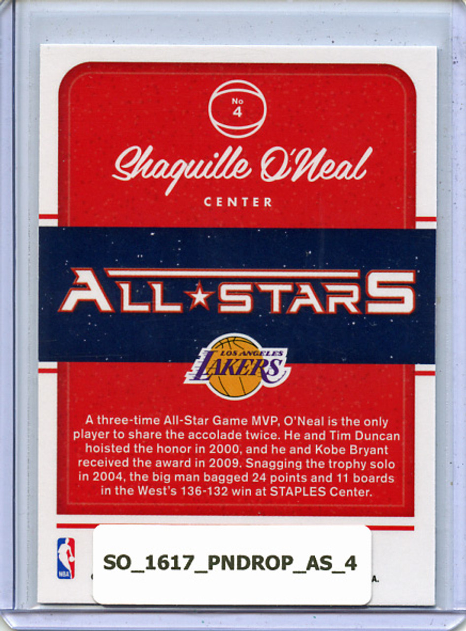 Shaquille O'Neal 2016-17 Donruss Optic, All-Stars #4