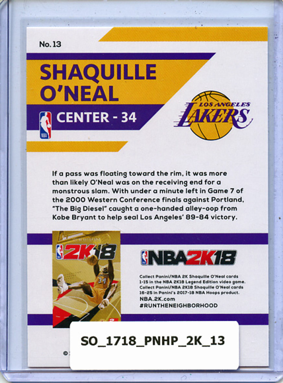 Shaquille O'Neal 2017-18 Hoops, NBA 2K #13